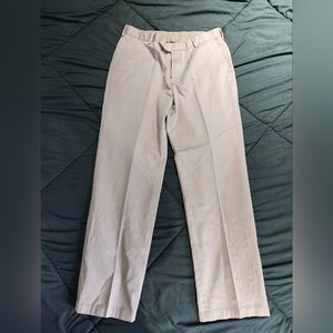 Jos. A Bank Traveler's Collection Mens Khaki dress pants tailored fit 35W×32L